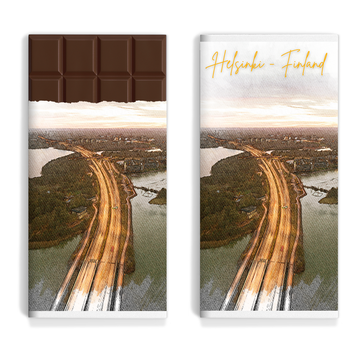 Helsinki - Vesiväri 8