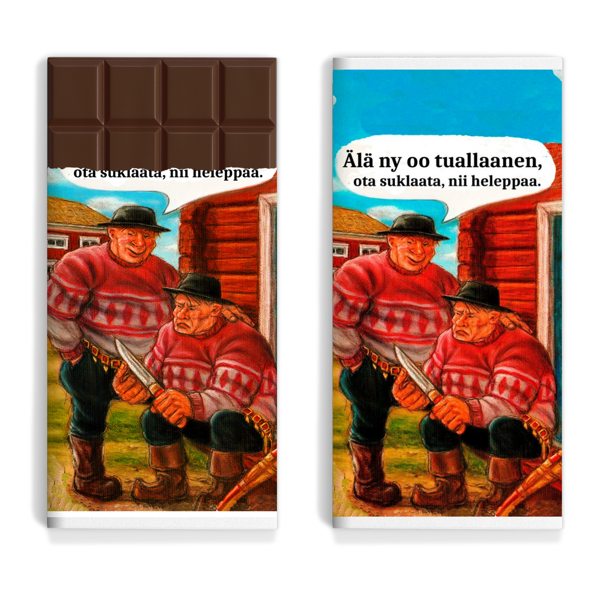 Iloisten ihmisten suklaa - Älä ny oo tuallaanen