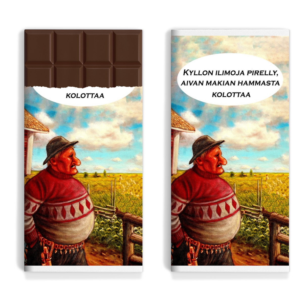 Iloisten ihmisten suklaa - Kyllon ilimoja pirelly, aivan makian hammasta kolottaa