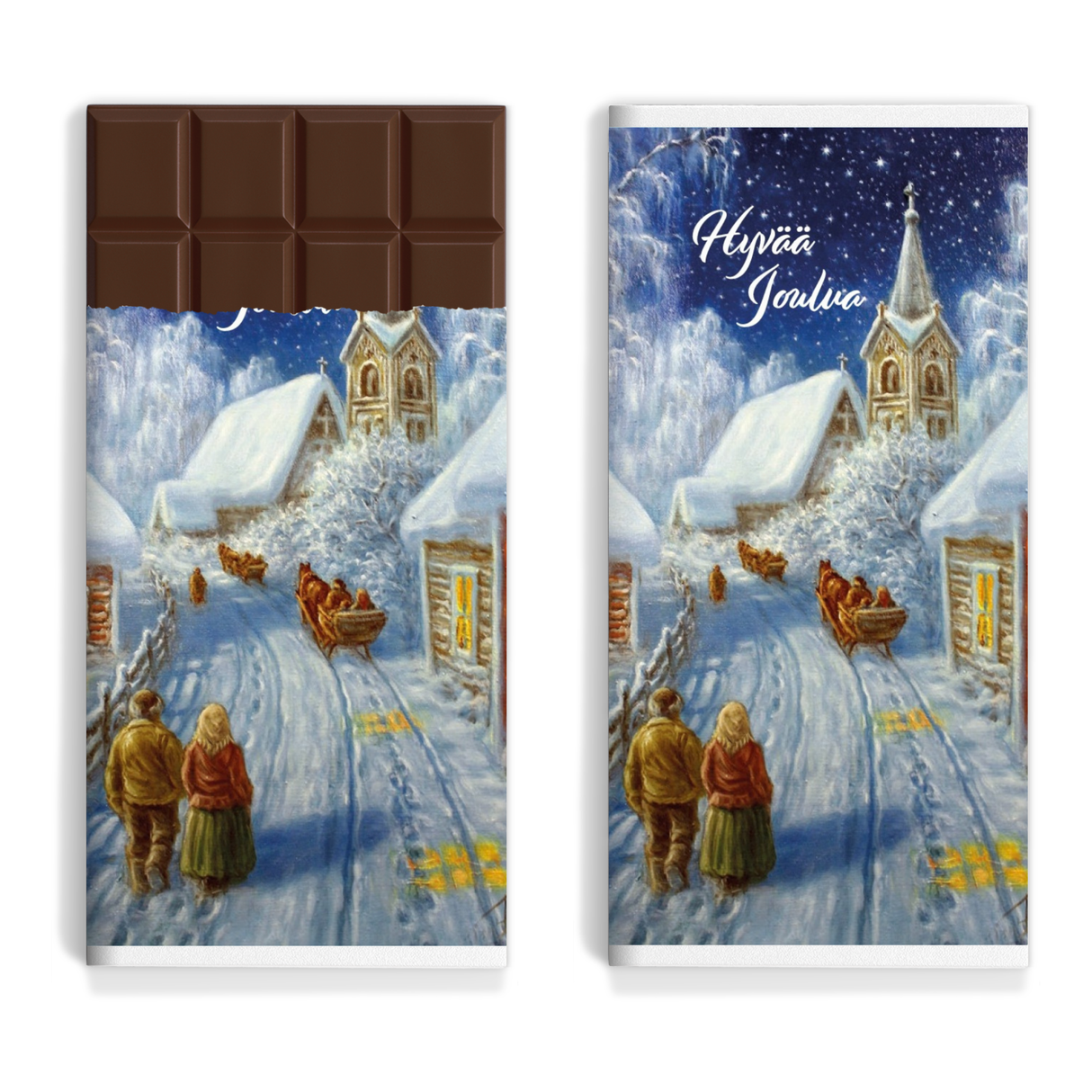 Vanhan ajan joulusuklaa - Joulukirkko