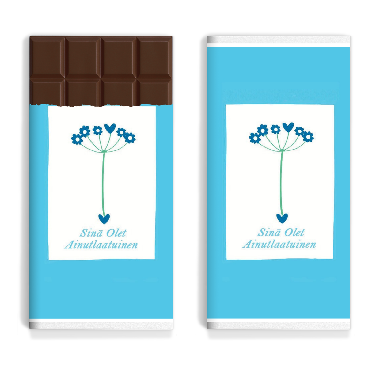 Ystävälle - Sinä olet ainutlaatuinen (sininen)