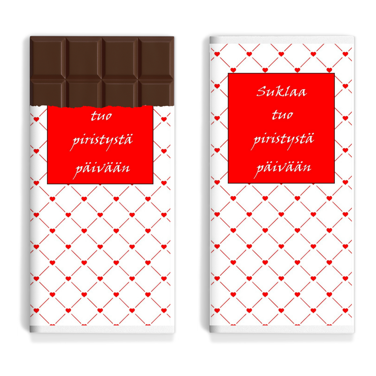 Ystävälle - Suklaa tuo piristystä päivään
