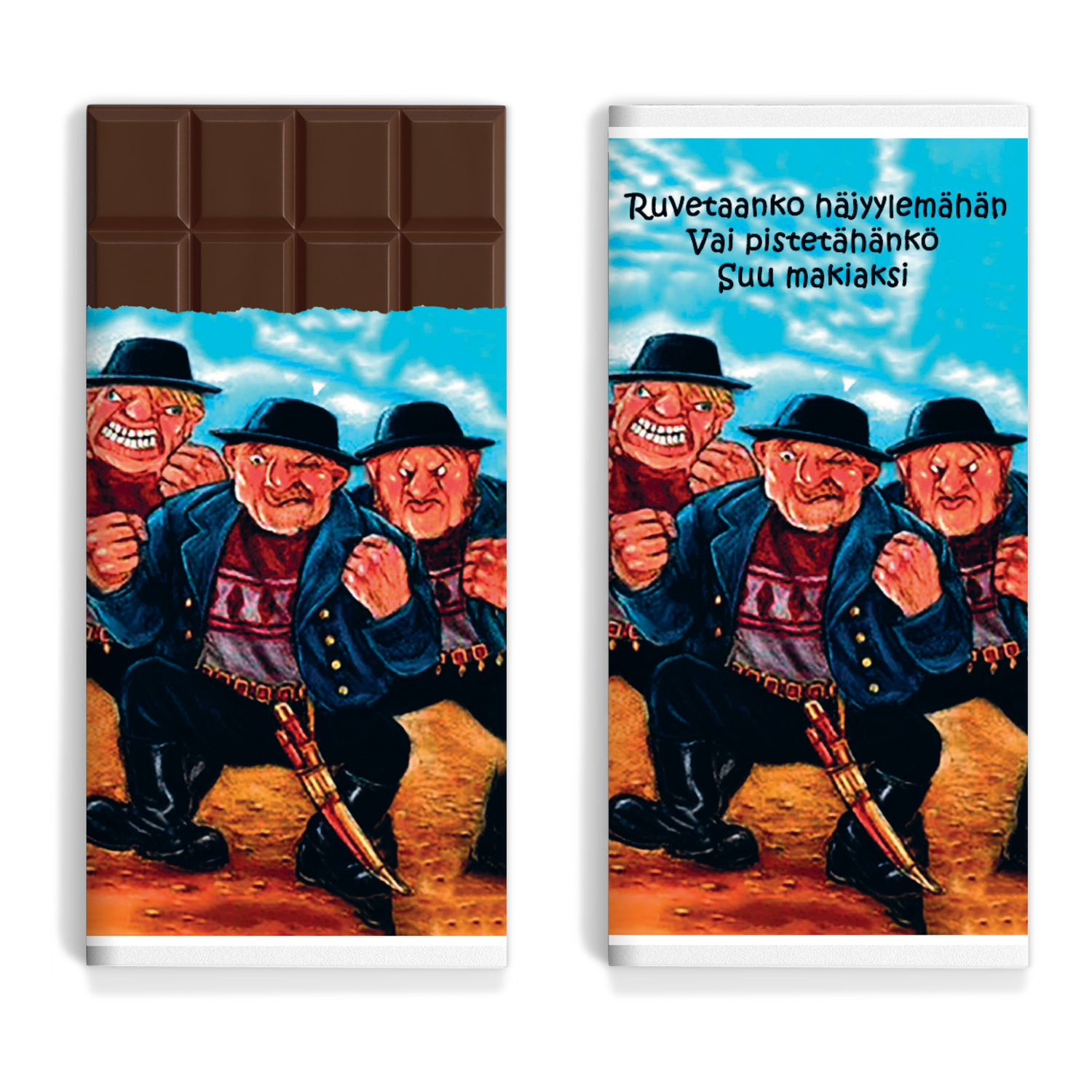 Iloisten ihmisten suklaa - Ruvataanko häjyylemähän, vai pistetähänkö suu makiaksi