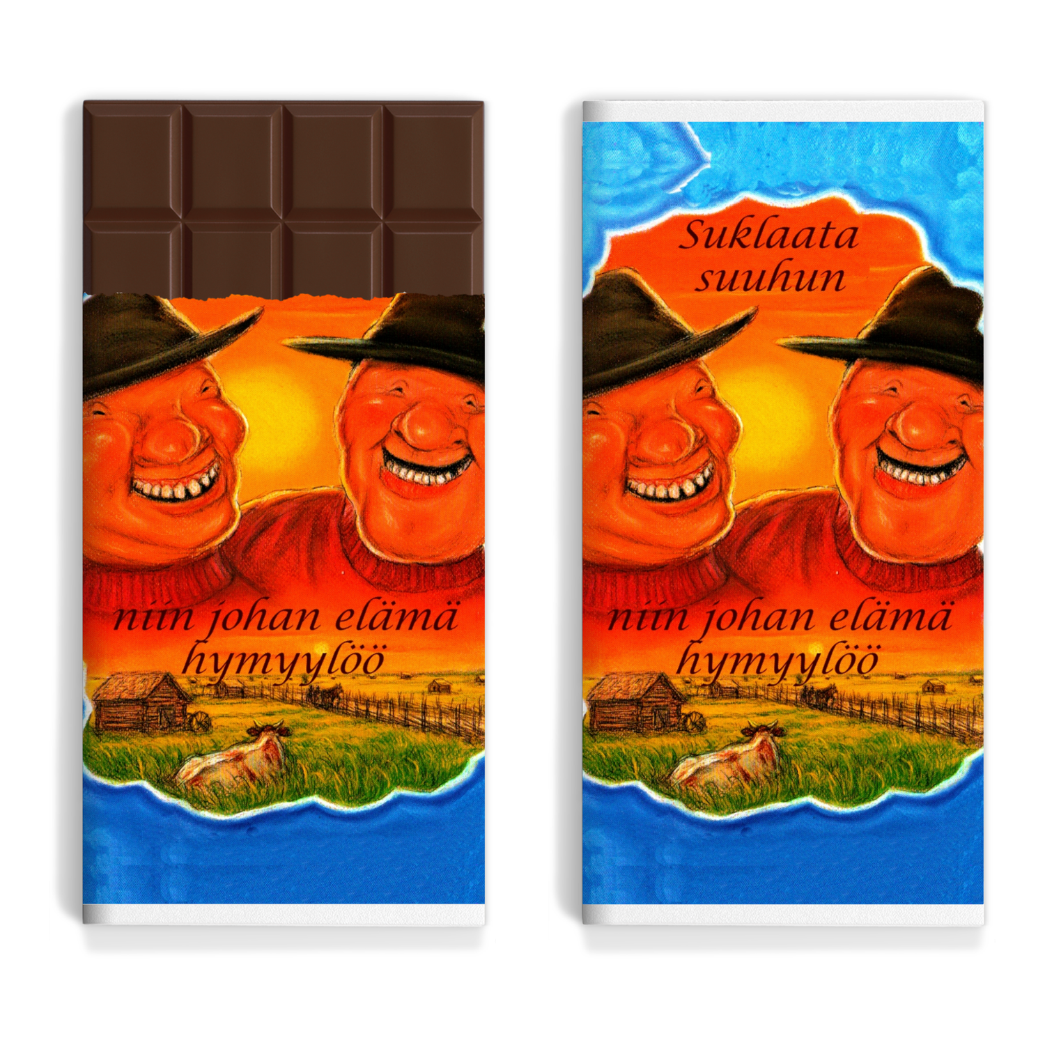 Iloisten ihmisten suklaa - Suklaata suuhun, niin johan elämä hymyylöö