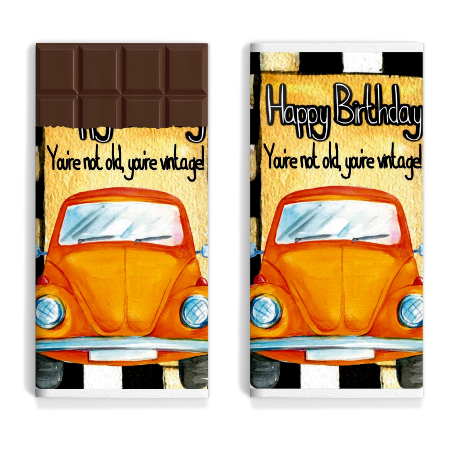 Onnittelu - Happy birthday (vintage)