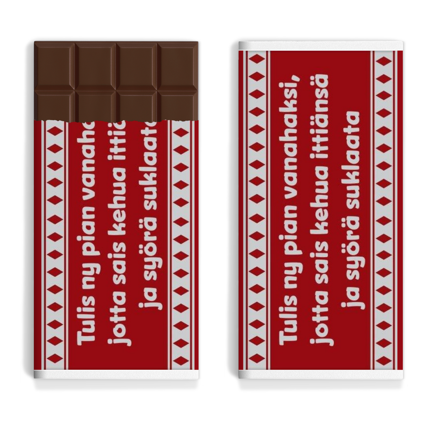 Pohojalaaset - Tulis ny pian vanahaksi, jotta sais kehua ittiänsä ja syörä suklaata