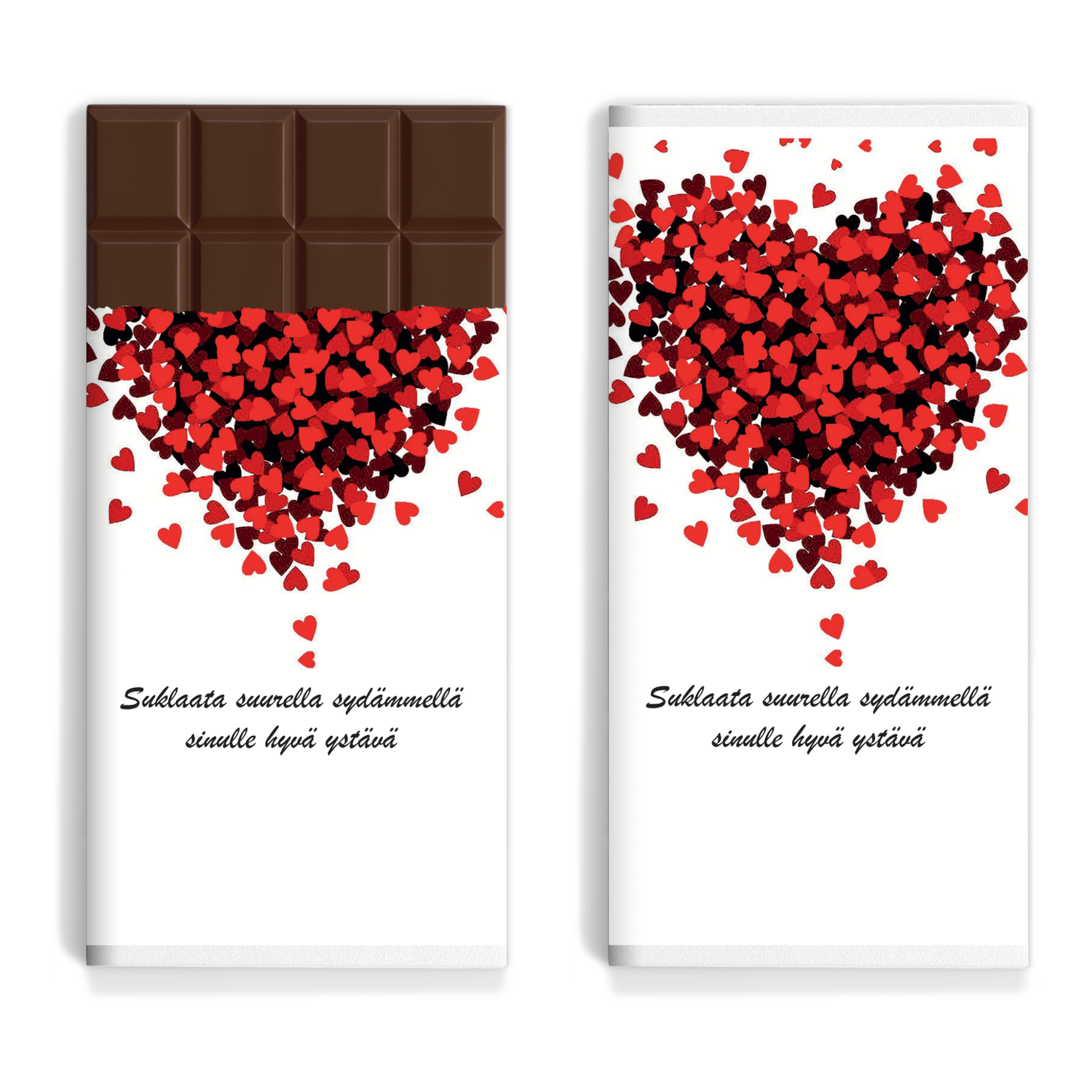 Ystävälle - Suklaata suurella sydämmellä sinulle hyvä ystävä